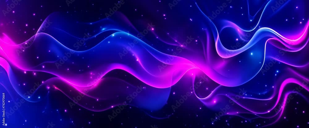 Canvas Prints background of vibrant abstract energy flow in neon colors