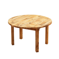 modern table isolated on the transparent background