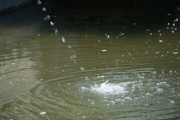 Wasserspiel im Springbrunnenbecken