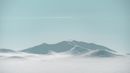 몽골 겨울 풍경