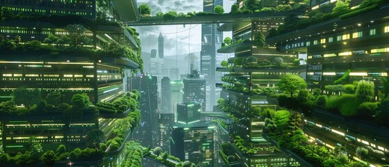 Visionary City of Tomorrow: Powered by Sustainable Renewable Energy