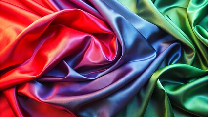 Obraz premium Fabric colorful satin background