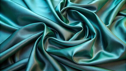 Fototapeta premium Fabric emerald satin background