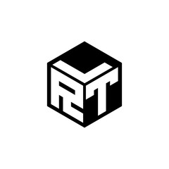 RTL letter logo design in illustration. Vector logo, calligraphy designs for logo, Poster, Invitation, etc.