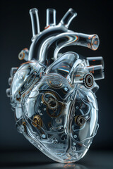 mechanical transparent heart, the concept of transplantation