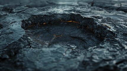 The Carbon Sinkhole. Deep Abstract Voids Filling with Captured Carbon.