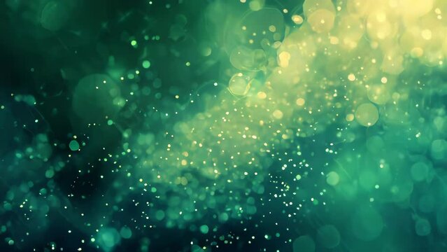 Abstract background with bokeh defocused lights and stars. Vector illustration.