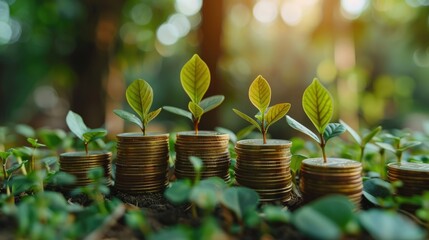 Green energy investment platforms. Sustainable finance, green investments.