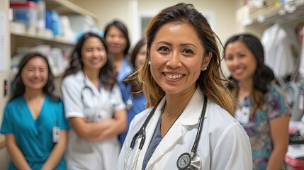 A healthcare team providing services in multiple languages to serve a diverse community