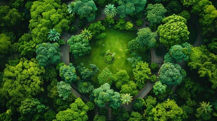 AI-designed parks for maximum carbon absorption