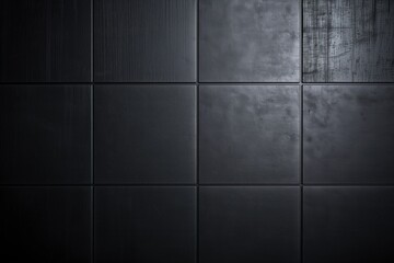 Industrial Monochrome Tiles with Varied Textures and Tones for Background