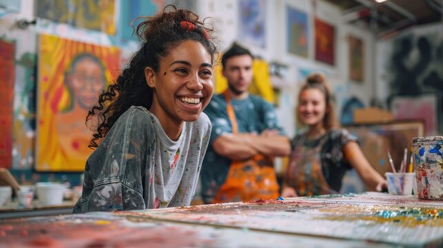 An artist collective hosting workshops for people with disabilities