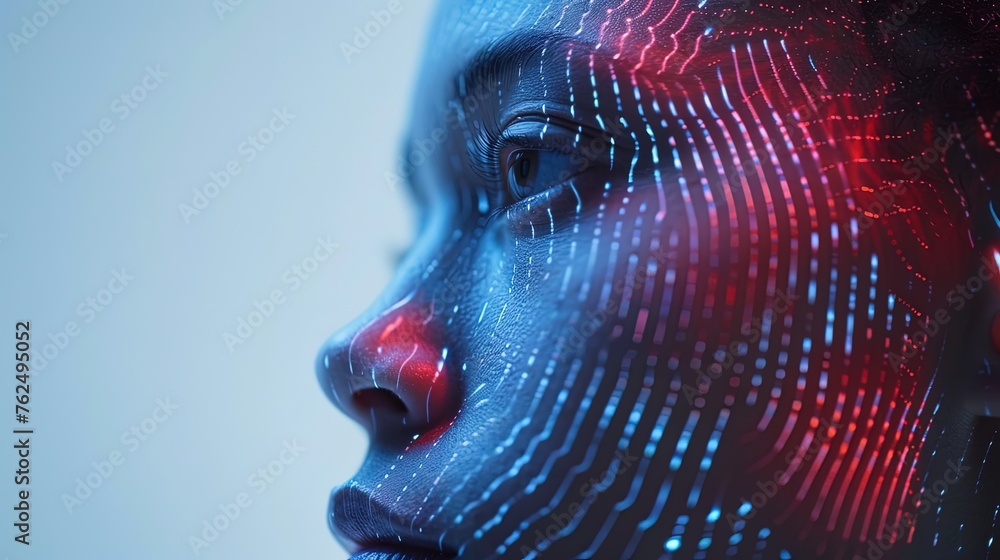 Aufkleber digital identity verification system using biometrics