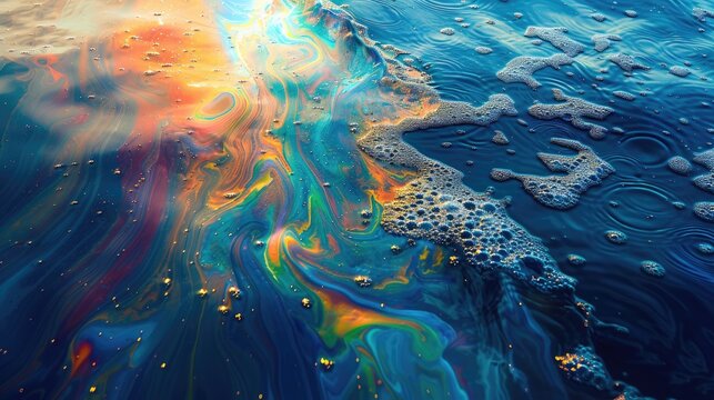 Nanotechnology for cleaning oil spills in the ocean