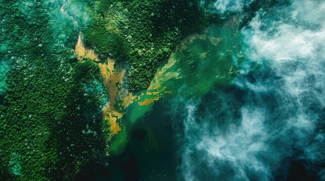 Satellite monitoring deforestation in the Amazon