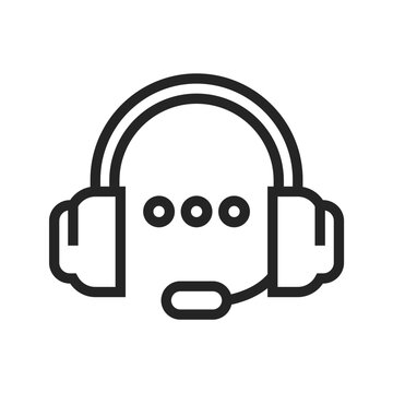 recommend clip art: customer service outline icon