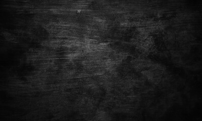 Black concrete texture as a concept of horror and Halloween. Dark wall background cement or stone.