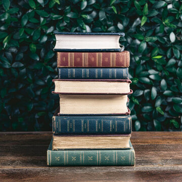 stack of books photo concept