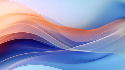 Obraz premium Colorful wavy background with paper cut style. background or wallpaper