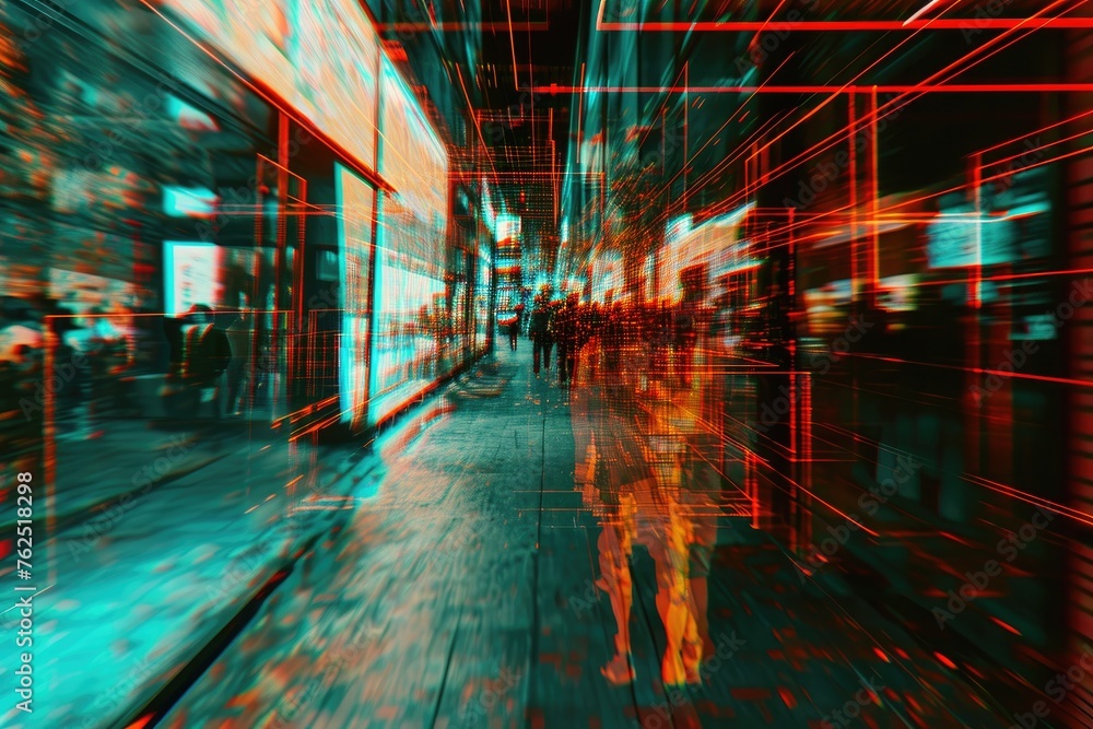Fototapete unreal imagination world finding path way