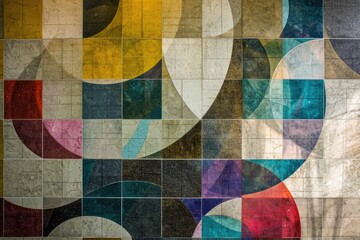Abstract Shapes And Patterns Creating Visual Intrigue