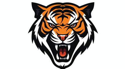 Tiger vector template design 