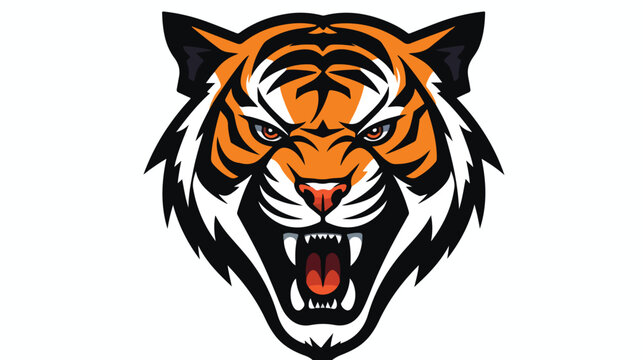 Tiger vector template design 