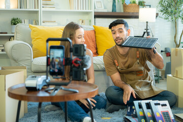 Young couples and a small firm are selling things online via social media channels.
