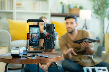 Young couples and a small firm are selling things online via social media channels.