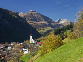 Österreich, Tirol, Lechtal, Holzgau, Pimig, Kirche