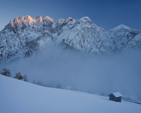 &Ouml;sterreich, Tirol, Lienzer Dolomiten, Pustertal, Bannberg, Spitzkofel, H&uuml;tte