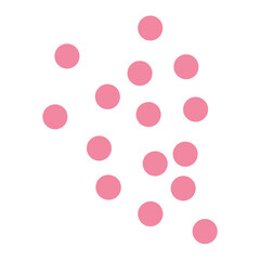 Pink dots decoration 