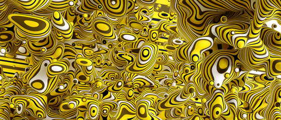 Abstract background with colorful liquid shapes. 3d rendering
