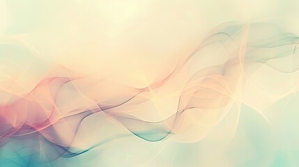 Abstract image of a minimalistic background. Curved and sloppy black lines and gradient, smooth transition, movement, dynamics on a white backdrop. Generative by AI
