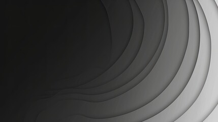 Abstract image of a gradient of gray color, a number of different shades of color, a smooth transition of white to black, shades, texture, design, black stroke, layers, separation. Generative by AI