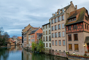 Naklejka na ściany i meble Strasbourg centre et vieille ville