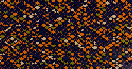 Geometric shapes abstract background