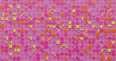 Geometric shapes abstract background