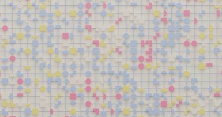 Geometric shapes abstract background