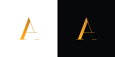 Elegant and simple A logo design
