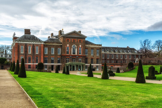 View of Kensington Palace in London, England