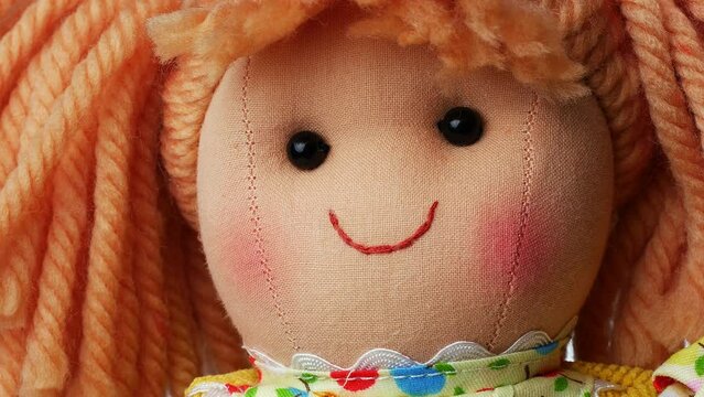 doll ragdoll cute smiling close up portrait