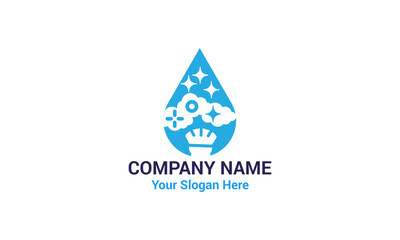 Cleaning Service Business Logo Design.