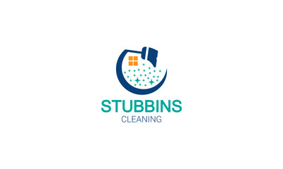Cleaning logo vector template. This logo suitable