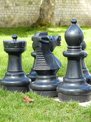 Jeux d'échecs en plein air