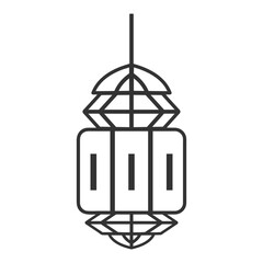 Unique lantern vector illustration design