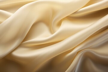 Glossy Smooth wavy silk. Elegant luxury. Generate Ai
