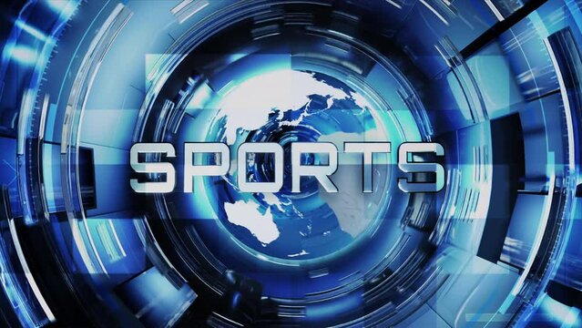 
Animated Earth Rotating, Sports News Intro. Studio Background For News Report And News On World Live Report. TV Station Broadcasting. All Videos Included In My Portfolio.