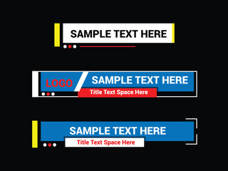 Lower Third Graphic Greatness Design Collection