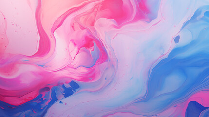 abstract watercolor background, A detailed HD background of pink and blue marbling, with the appearance of acrylic paint on water